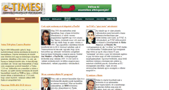 Desktop Screenshot of e-times.hu