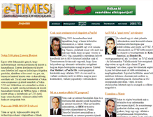 Tablet Screenshot of e-times.hu
